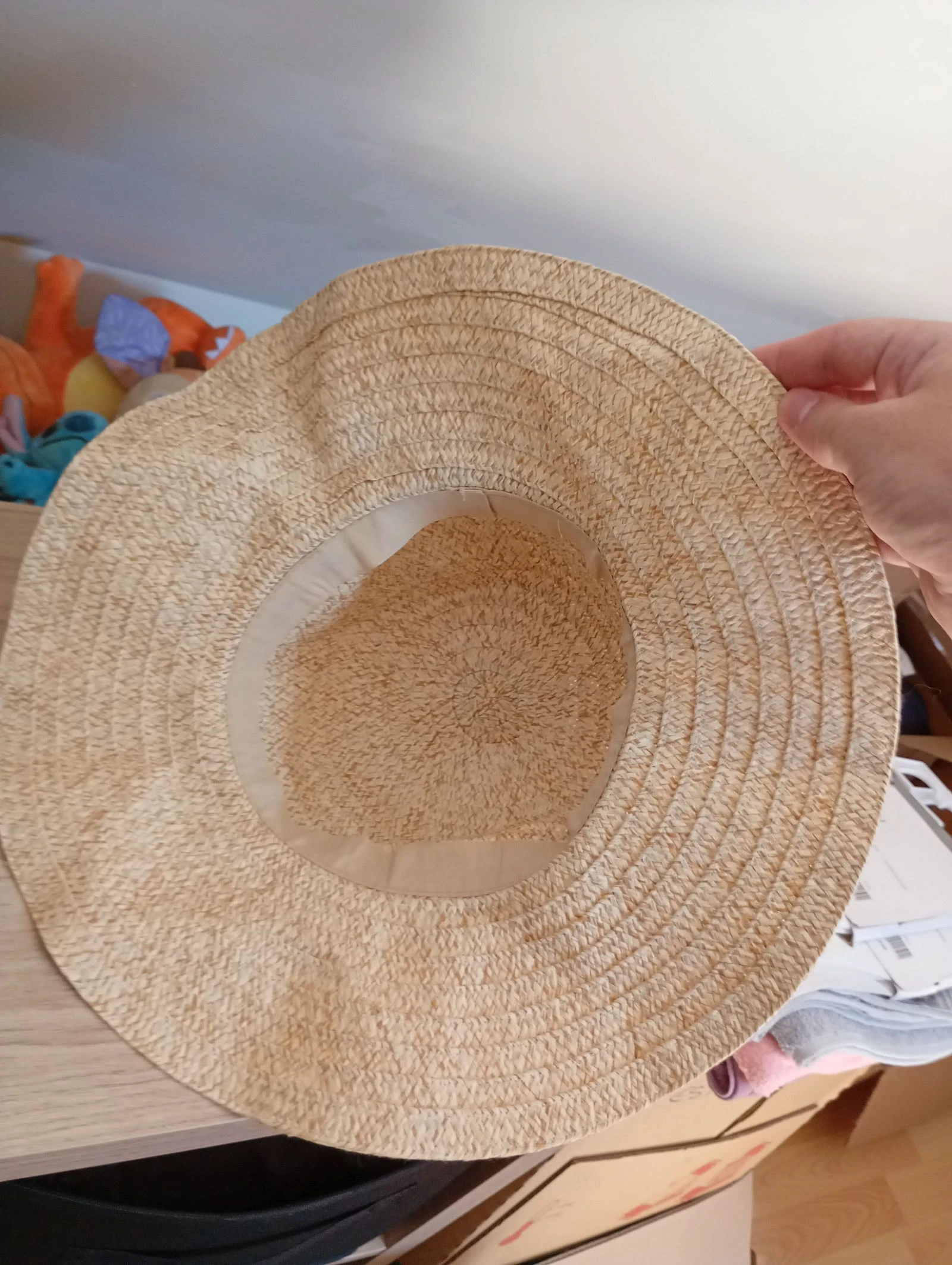Sombrero de paja con pompón talla M/L – photo 2